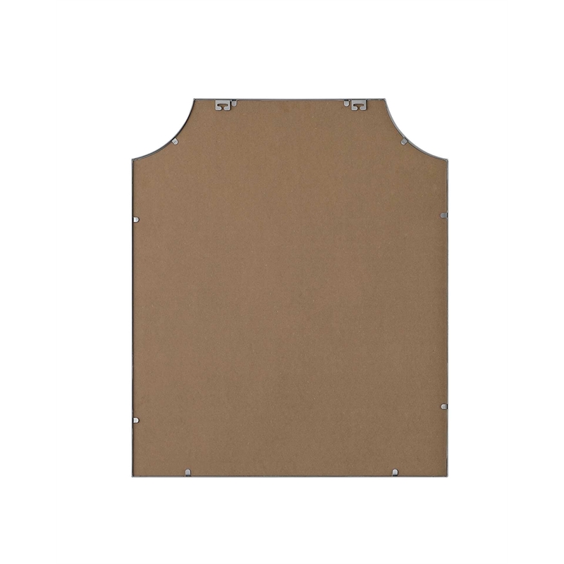 Elegant Kitchen and Bath Notched Metal Mirror 30X36