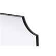 Elegant Kitchen and Bath Notched Metal Mirror 30X42