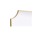 Elegant Kitchen and Bath Notched Metal Mirror 30X42