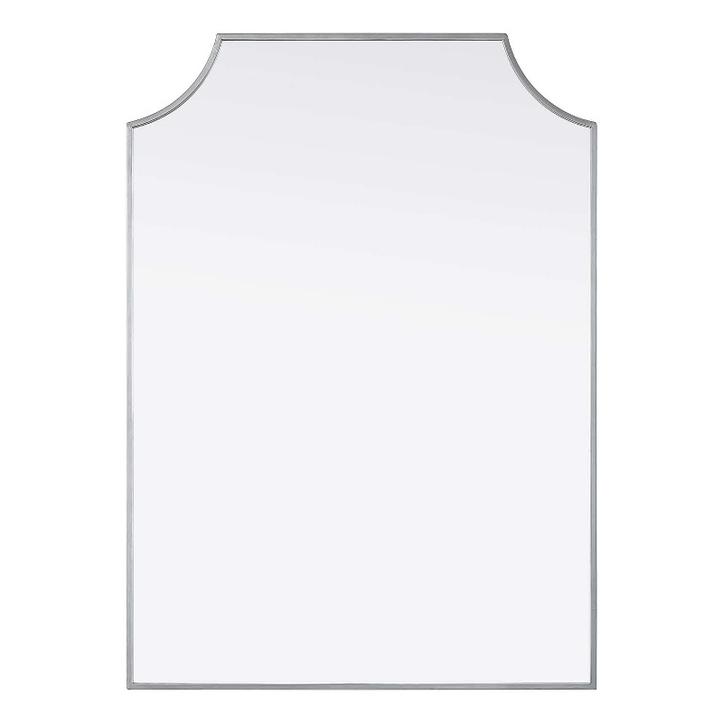 Elegant Kitchen and Bath Notched Metal Mirror 30X42