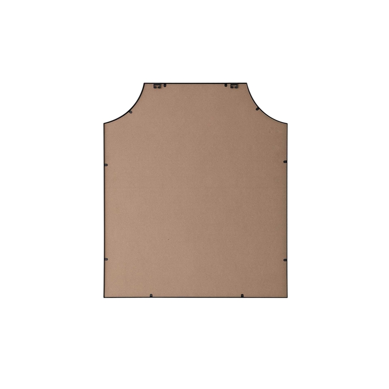 Elegant Kitchen and Bath Notched Metal Mirror 36X42