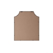 Elegant Kitchen and Bath Notched Metal Mirror 36X42