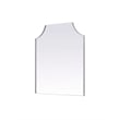 Elegant Kitchen and Bath Notched Metal Mirror 36X42