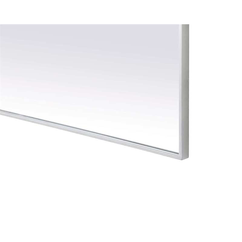 Elegant Kitchen and Bath Notched Metal Mirror 36X42