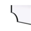 Elegant Kitchen and Bath Notched Metal Mirror 22X30