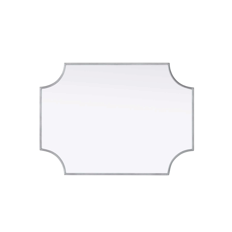 Elegant Kitchen and Bath Notched Metal Mirror 22X30