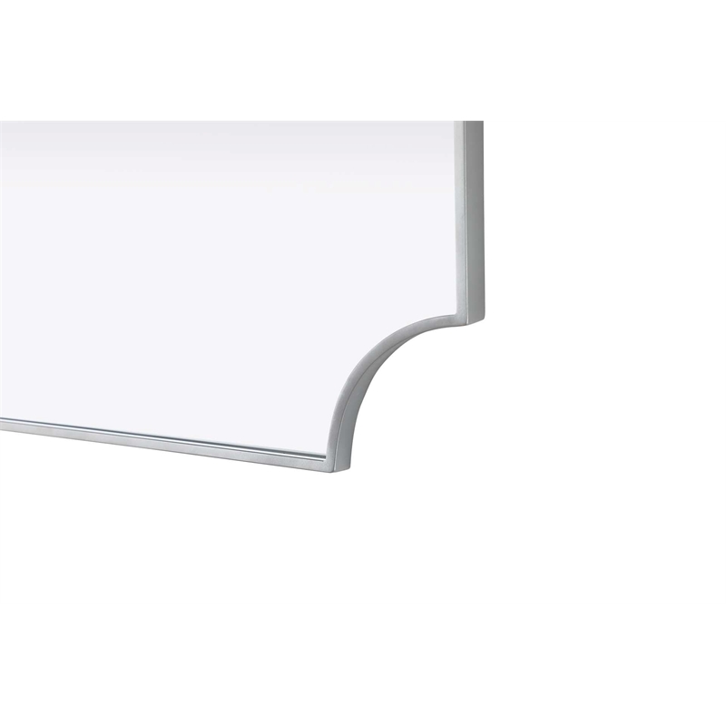 Elegant Kitchen and Bath Notched Metal Mirror 22X30
