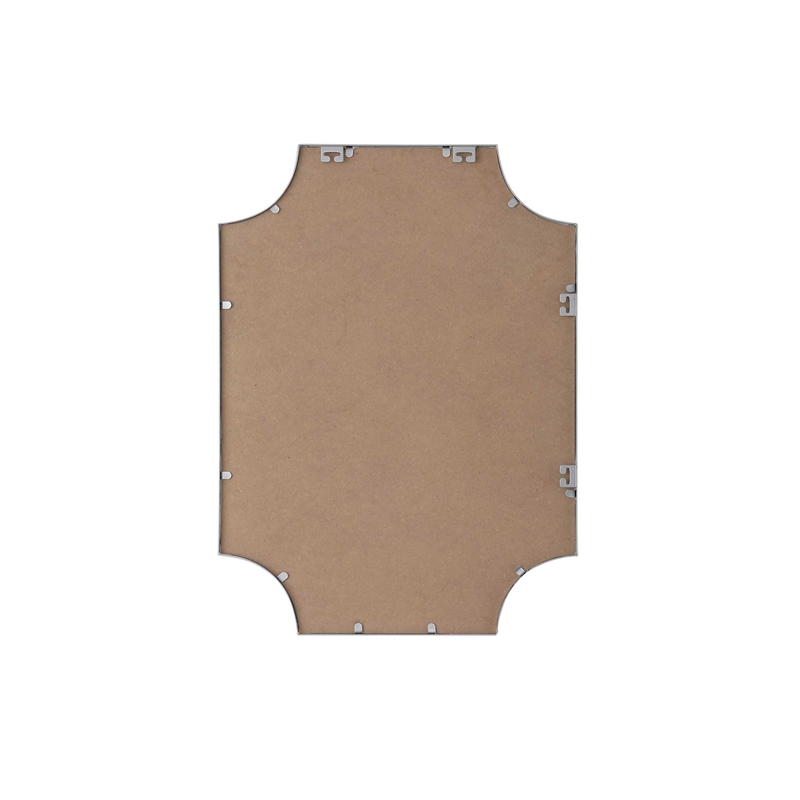 Elegant Kitchen and Bath Notched Metal Mirror 22X30