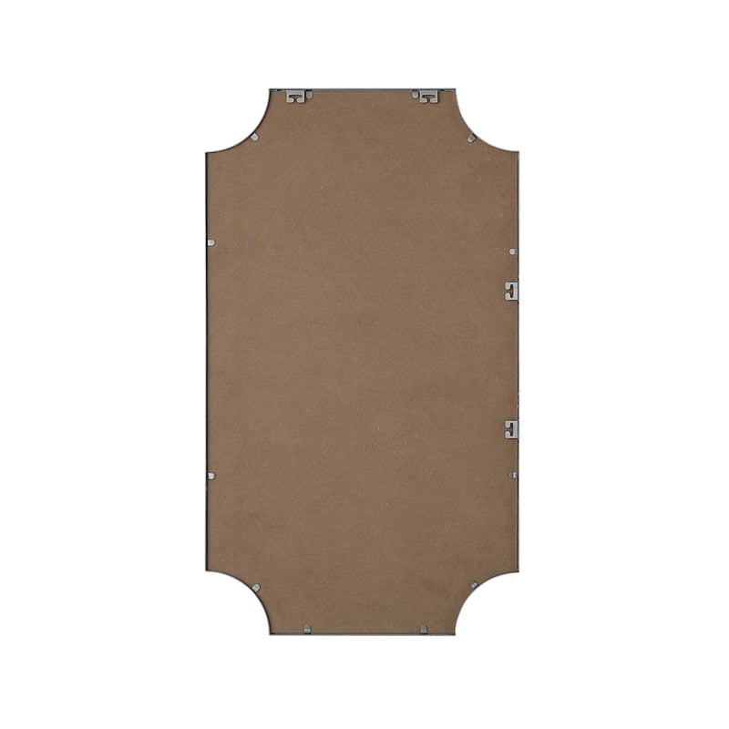 Elegant Kitchen and Bath Notched Metal Mirror 24X42