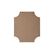 Elegant Kitchen and Bath Notched Metal Mirror 27X32