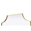 Elegant Kitchen and Bath Notched Metal Mirror 27X36