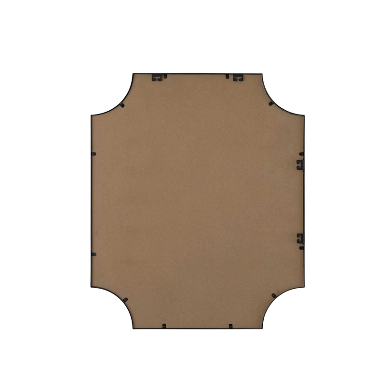 Elegant Kitchen and Bath Notched Metal Mirror 30X36
