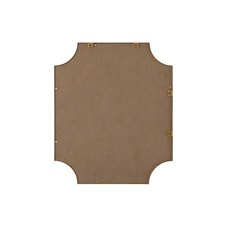Elegant Kitchen and Bath Notched Metal Mirror 30X36