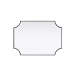 Elegant Kitchen and Bath Notched Metal Mirror 30X42