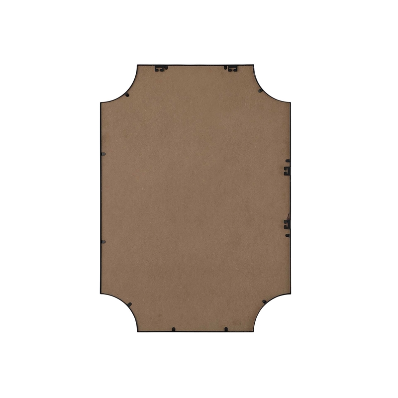 Elegant Kitchen and Bath Notched Metal Mirror 30X42