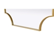 Elegant Kitchen and Bath Notched Metal Mirror 30X42