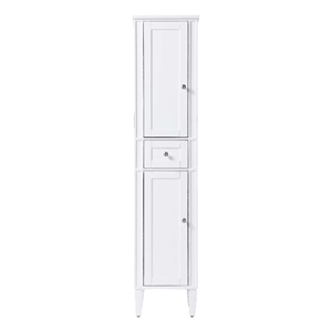 Elegant Kitchen and Bath 16&quot Bath Storage Cabinet in White