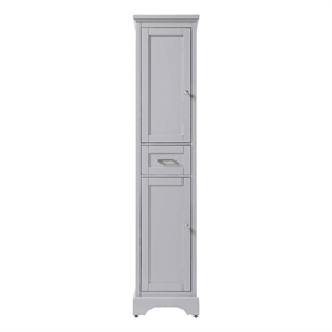 Elegant Kitchen and Bath 16&quot Bath Storage Cabinet in Grey