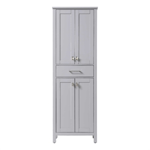 Elegant Kitchen and Bath 24&quot Bath Storage Cabinet in Grey
