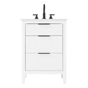 Elegant Kitchen and Bath 24&quot Single Bathroom Vanity in White