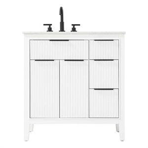 Elegant Kitchen and Bath 32&quot Single Bathroom Vanity in White