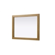 Elegant Kitchen and Bath Noah Rectangle Wood Mirror 27 X 36 in Honey Teak