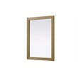 Elegant Kitchen and Bath Noah Rectangle Wood Mirror 27 X 36 in Linen Oak
