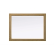 Elegant Kitchen and Bath Noah Rectangle Wood Mirror 27 X 36 in Linen Oak