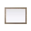 Elegant Kitchen and Bath Noah Rectangle Wood Mirror 27 X 36 in Natural Oak