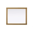 Elegant Kitchen and Bath Noah Rectangle Wood Mirror 30 X 36 in Honey Teak