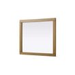 Elegant Kitchen and Bath Noah Rectangle Wood Mirror 30 X 36 in Honey Teak