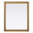 Elegant Kitchen and Bath Noah Rectangle Wood Mirror 30 X 36 in Honey Teak