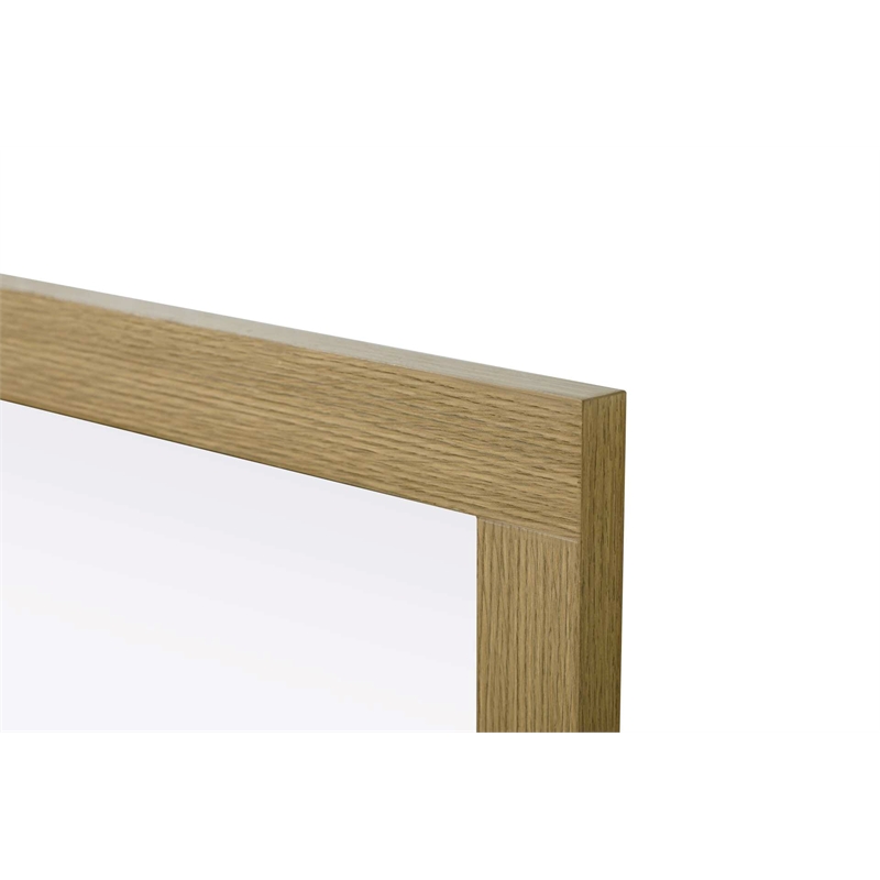 Elegant Kitchen and Bath Noah Rectangle Wood Mirror 30 X 36 in Honey Brown
