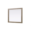 Elegant Kitchen and Bath Noah Rectangle Wood Mirror 30 X 36 in Natural Oak