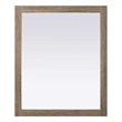 Elegant Kitchen and Bath Noah Rectangle Wood Mirror 30 X 36 in Natural Oak