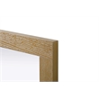 Elegant Kitchen and Bath Noah Rectangle Wood Mirror 42 X 36 in Linen Oak