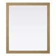 Elegant Kitchen and Bath Noah Rectangle Wood Mirror 42 X 36 in Linen Oak