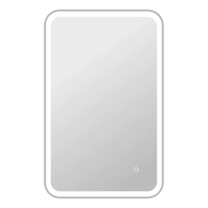 Elegant Kitchen and Bath 36&quot Rectangle Led Front & Backlit Wall Mirror in Silver