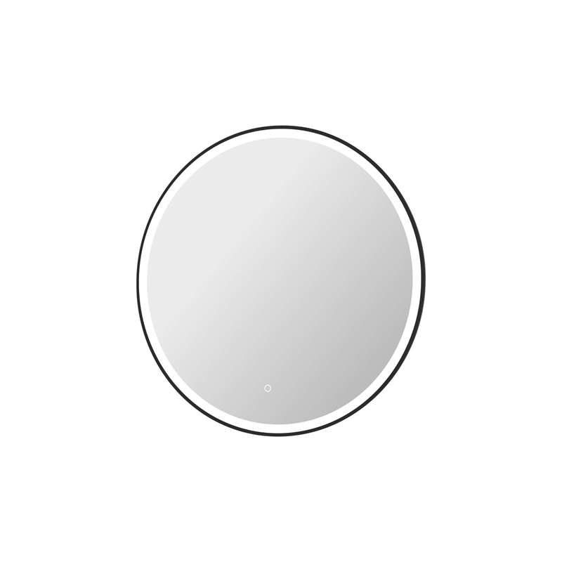Elegant Kitchen and Bath 36 Round Led Front and Backlit Wall Mirror in Black