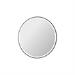 Elegant Kitchen and Bath 36 Round Led Front and Backlit Wall Mirror in Black