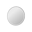 Elegant Kitchen and Bath 39 Round Led Front and Backlit Wall Mirror in Black