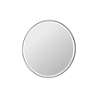 Elegant Kitchen and Bath 42 Round Led Front and Backlit Wall Mirror in Black