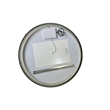 Elegant Kitchen and Bath 42 Round Led Front and Backlit Wall Mirror in Black