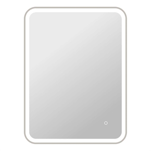 Elegant Kitchen and Bath 36&quot Rectangle Led Front & Backlit Wall Mirror in Silver