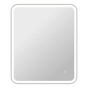 Elegant Kitchen and Bath 36&quot Rectangle Led Front & Backlit Wall Mirror in Silver