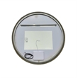 Elegant Kitchen and Bath 45 Round Led Front & Backlit Wall Mirror in Satin Gold