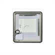 Elegant Kitchen and Bath 36 Round Led Front and Backlit Wall Mirror in Black