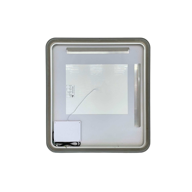 Elegant Kitchen and Bath 36 Round Led Front & Backlit Wall Mirror in Satin Gold