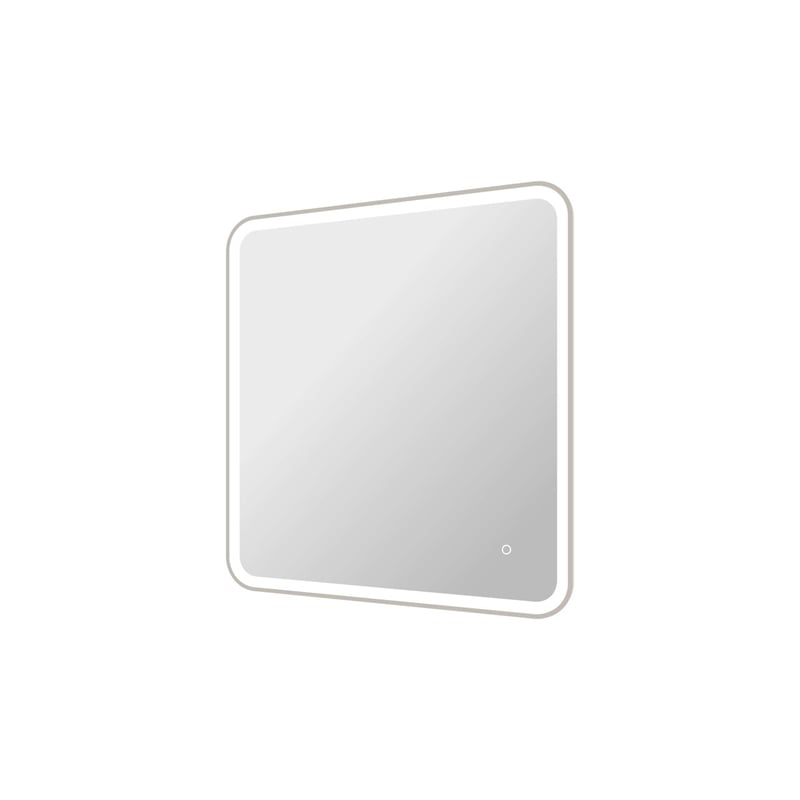 Elegant Kitchen and Bath 36 Round Led Front and Backlit Wall Mirror in Silver
