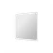 Elegant Kitchen and Bath 36 Round Led Front and Backlit Wall Mirror in Silver